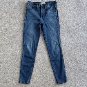Madewell Women's Dark Blue Skinny High-Waisted Jeans